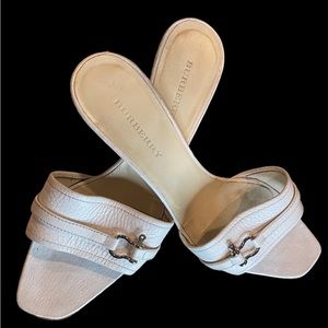 White Burberry Sandals size 38